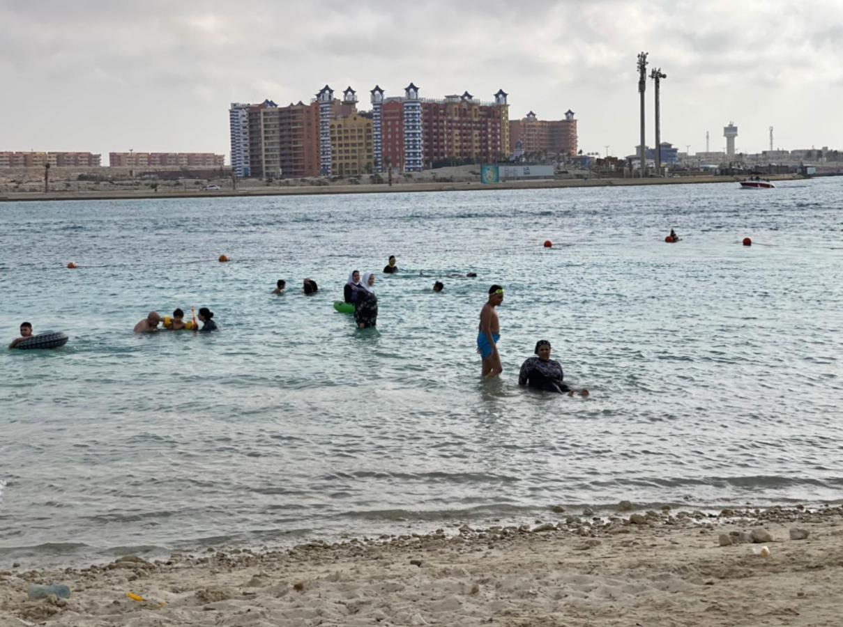 Sea View Apartment In Porto Marina El Alamein Bagian luar foto